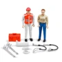 Фигурка Bruder Доктор и пациент с аксессуарами (62710)
