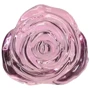 Стеклянная анальная пробка Pillow Talk - Rosy- Luxurious Glass Anal Plug