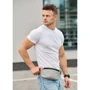 Мужская поясная сумка Sambag Tirso MSH серая (80111030m): Фактура Матовая, Гладкая