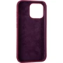 Чехол для iPhone TPU Silicone Case Full Soft Marsala for iPhone 13 Pro: Цвет бордовый