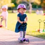 Самокат MICRO серии "Mini 3in1 Deluxe" – фиолетовый (до 50 kg, до 20 kg с сидением, 3-х колесный) (MMD012): Тип тормоза ножной