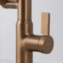 Смеситель для раковины Lefton Single-Hole Rotatable Faucet with Temperature Display-BF2204 Brushed Brass: Материал Латунь