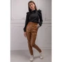 Брюки FLFashion Эдит ЦБЭ 3401 46 коричневые: Сезон Демисезон
