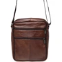 Мужская сумка планшет Borsa Leather коричневая (K18490-brown): Страна производитель Тайвань