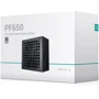 Блок питания DeepCool PF650 (R-PF650D-HA0B-EU): Коннекторы Питание материнской платы:	20+4 pin Питание процессора:	2 × 4+4 pin Питание видеокарт 6+2-pin (PCIe)