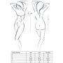 Эротический пеньюар Passion MARESOL CHEMISE black XXL/XXXL