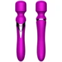 Универсальный вибромассажер Foxshow Silicone Dual Massager Purple