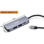 Адаптер Frime Adapter USB-C to USB3.0+USB2.0+PD+HDMI Space Grey (FH-4in1.201HP): Інтерфейс підключення USB-C