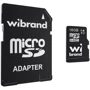 Карта пам'яті Wibrand 16Gb microSDHC Сlass 10 UHS-I U1 + adapter (WICDHU1/16GB-A)