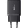 Зарядний пристрій Baseus Wall Charger Cube USB-C+USB 30W Black (P10111404113-00): Сила струму 2.4А и более