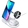 Зарядний пристрій ArmorStandart Wireless Charger H101 3 in 1 Magnetic White (ARM78102): Сила струму 2.4а і більш