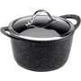 Кастрюля Vinzer Premium Granite Induction Ø 24см, 5л с крышкой (089452)