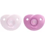 Пустышка для девочки Philips AVENT Soothie 0-6 мес розовый 2 шт (SCF099/22) фото 6