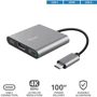 Адаптер Trust Adapter Dalyx USB-C to USB-C+HDMI+USB Grey (23772_TRUST): Цвет серый