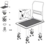 Тележка Stanley SXWT-PC527: Установка Передвижная