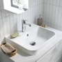Тумба для мойки ІКЕА Ängsjon/Backsjon с выдвижными ящиками/мойкой/смесителем 102х49х71 см Глянцевый белый (795.141.05) фото 3