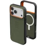 Чехол для iPhone Urban Armor Gear UAG Civilian Magsafe Olive/Orange (114546117297) for iPhone 17 Pro Max