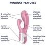 Вибратор-кролик Satisfyer Air Pump Bunny 2