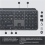 Клавиатура Logitech MX Keys Advanced for Business Wireless Illuminated UA Graphite (920-010251) фото 9
