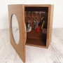 Настінний годинник Balvi Qubo коричневий 25 см (25977) фото 6