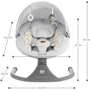 Кресло-качалка Kinderkraft Lumi 2 Light Grey (KBLUMI02LGR0000) фото 6