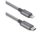 Кабель Moshi Cable USB-C to Lightning Integra 25cm Titanium Grey (99MO084043): Тип USB-C - Lightning