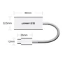Адаптер Ugreen Adapter MM130 USB-C to DisplayPort White (40372): Интерфейс подключения USB-C