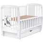 Детская кроватка Babyroom Жирафик маятник DJMYO-3 белый (625289)