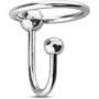 Уретральная вставка с кольцом Sinner Gear Unbendable — Sperm Stopper Solid