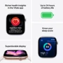 Apple Watch Series 11 GPS + Cellular 42mm Jet Black Aluminium Case with Black Sport Band - M/L (MF854)