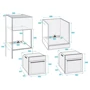 Духова шафа електрична Beko BIM24400ZGCS: Об'єм, л 71