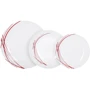 Столовый сервиз ARCOPAL DOMITILLE ROUGE 18 предметов (P3363)