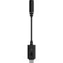 Адаптер Asus Adapter USB-C to Mini-jack 3.5 AI Noise-Canceling Black (90YH02L1-B2UA00): Интерфейс подключения USB-C