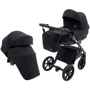 Коляска универсальная 2 в 1 Bair Kiwi Plus Soft BKP-452 черный (680905)