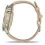 Смарт-годинник Garmin Venu 4 41mm Lunar Gold with Bone Silicone Band and Light Sand Leather Band (010-03013-03)