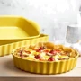 Форма для выпечки Emile Henry Ovenware глубокая 24.5 см оранжевая (766024): Диапазон температур, °C от -20°С до +270°С