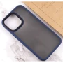 Чехол для iPhone Mobile Case TPU+PC Metal Buttons Blue for iPhone 15 Plus: Материалы Термополиуретан
