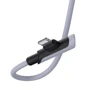 Кабель Baseus Cable USB-C to Lightning Colorful Elbow 18W 1.2m Purple (CATLDC-A05) фото 3