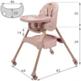 Стульчик для кормления Kidwell KARIMI Pink фото 7