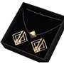 Зажимы для сосков с тяжелой подвеской LOCKINK Adjustable Nipple Clamps with Heavy Pendant - Golden