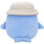 Мягкая игрушка Squishmallows Синий кит Самир в панаме 19 см (SQCR06593) фото 4