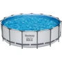 Бассейн Bestway каркасный 457-122 см (56438) (фильтр-насос, лестница, тент, в коробке, 62.5-116-38см)