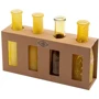 Ваза Lefard Bottle amber 4 шт 18х6x26.5 см (804-115): Тип Ваза
