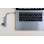 Адаптер Qitech Adapter USB-C to USB-C+2xUSB3.0+micro SD+SD+HDMI Space Gray (QT-Hub2с) фото 4