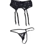 Пояс для чулок + стринги NDS 0032-2 Вlack S/M (17779)