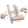 Дитяче крісло Mealux Ortoback Duo Grey (Y-510 G): Регулювання Глубины сиденья, Высоты сиденья