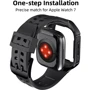 Аксессуар для Watch Rubber TPU with Stainless Steel Case Black (FLS181115) for Apple Watch 44/45/49mm Ultra: Совместимость Apple Watch 49mm, Apple Watch 45mm, Apple Watch 44mm