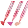 Маркеры SANTI Glitter Brush акварельные, оттенки красного с глиттером 3 шт (390768): Тип Акварельные