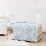 Сменная постель Twins Romantic Spring collection Butterfly blue, голубой (3 эл) (3024-RS-04)