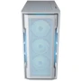 Корпус Cougar Uniface RGB White (385C780.0002): Материал передней панели сталь